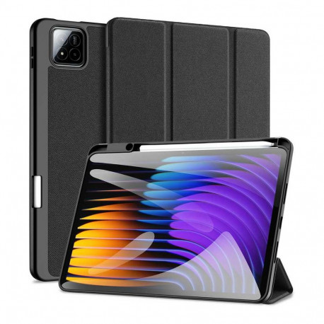 Maciņš grāmata Dux Ducis  Redmi Pad 7/7 Pro Domo Series Tri-fold Stand PU Leather Tablet Cover Black