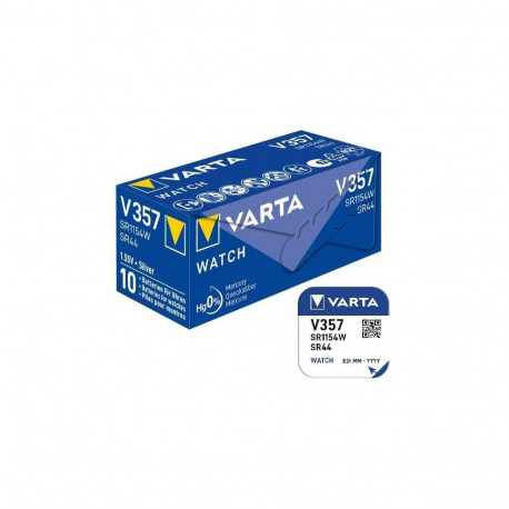Battery - Varta 357 SR44 1.55V Silver Oxide 10 Pack
