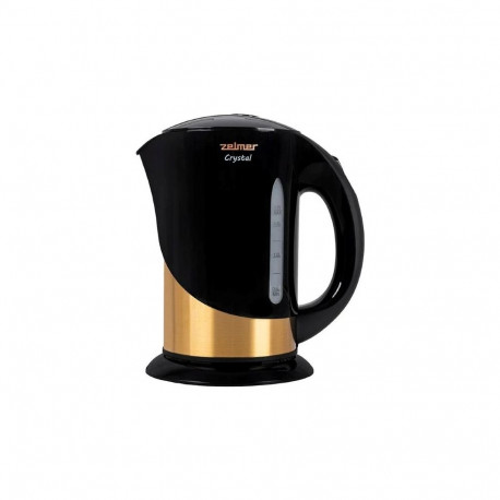Zelmer elektriline veekeetja ZCK7630 Crystal Gold 1.7-litre 2200W, must ja kuldne
