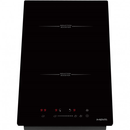 MPM induktsioonpliidiplaat MPM-30-IM-18 integreeritav 29 cm 2 keedualaga