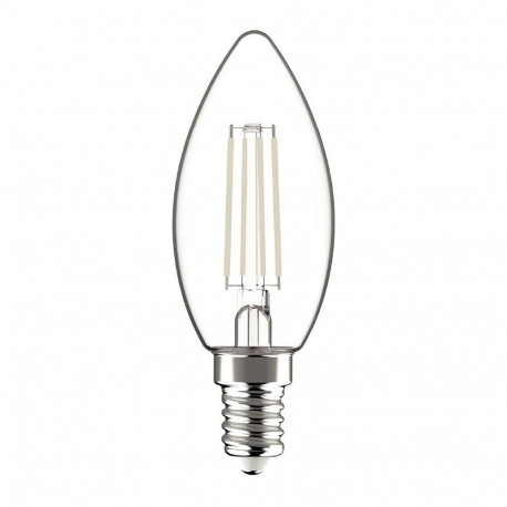 "Avide LED Birne White Filament Candle 4.5W E14 WW 2700K"
