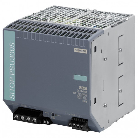 "Siemens 6EP14372BA20 SITOP PSU300S 40A gerege. Stromvers. Eing.3 400-500VAC"