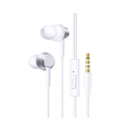 HEADPHONES 3.5MM BASEUS ENCOK HZ11 WHITE
