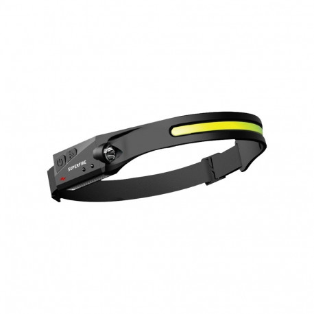 Superfire HL65 headlamp flashlight, 430LM, USB-C, 5 modes, 30m