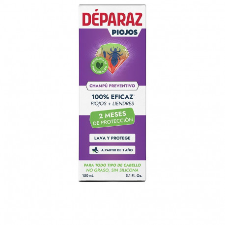 DÉPARAZ PIOJOS champú preventivo 150 ml