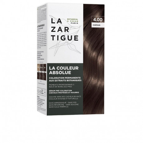 LAZARTIGUE juuksevärv LA COULEUR ABSOLUE #4.00 permanentne ammoniaagivaba 1tk