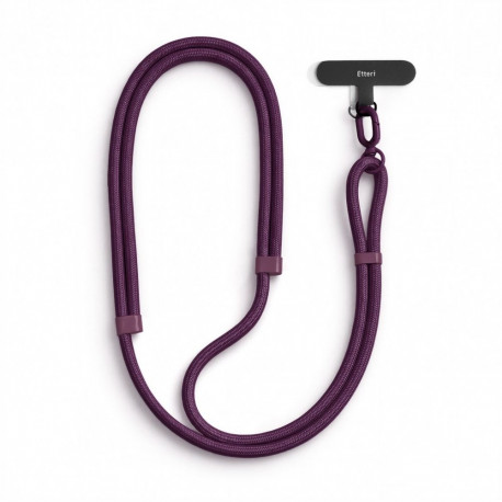 Etteri universal neck lanyard for phones dark cherry