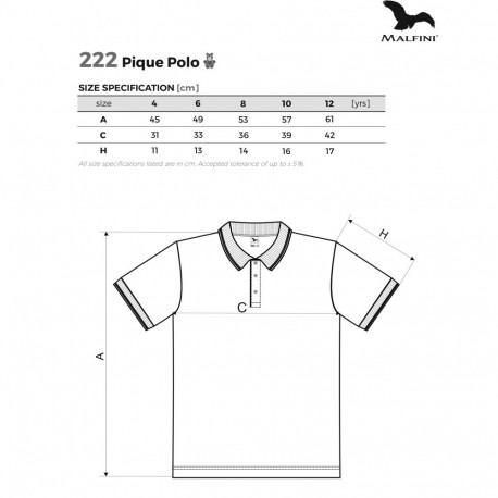 Adler laste polosärk 222 tumesinine 158