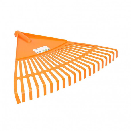 Grābeklis vēdekļveida oranžs, plastmasas, 450mm, bez kāta