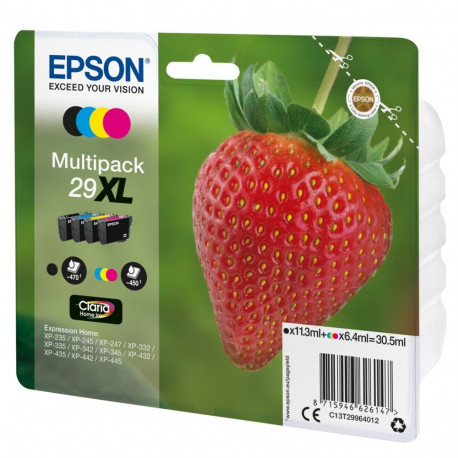 Epson tindikassetid Strawberry 29XL Claria Home 4 värvi multipakk