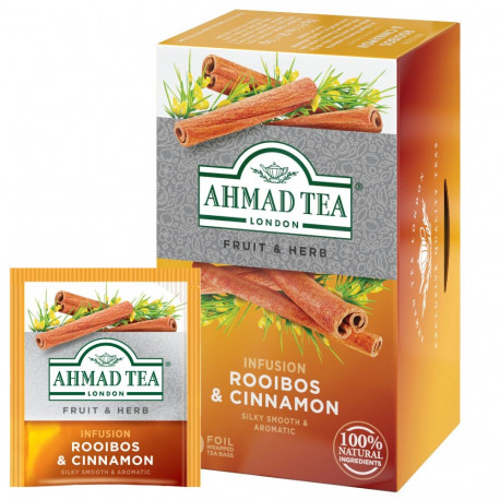 Herbal tea AHMAD rooibos/cinnamon 20 pcs in an envelope