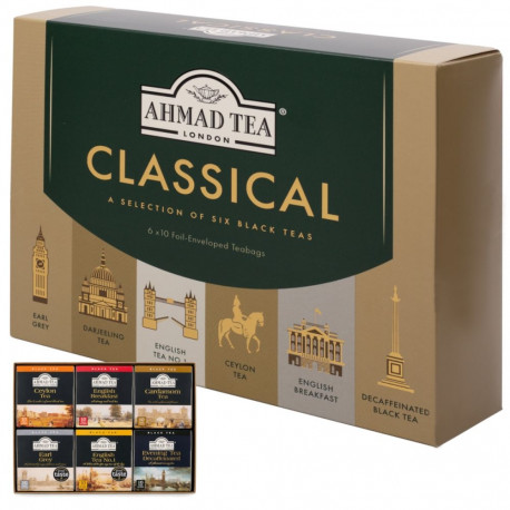 Must tee AHMAD Klassikaline valik 60tk ümbrikus