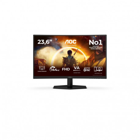 AOC monitor C24G42FE 24" Fast VA FHD 16:9 180Hz 0.5ms 1920 x 1080 pikslit 300cd/m² 1 HDMI-port, must