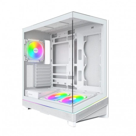 Montech Sky 3 PC-Gehäuse, Midi-Tower, ATX, ARGB, Tempered Glass - weiß
