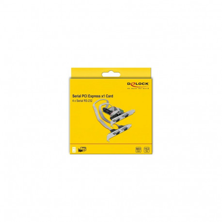"PCI Express x1 Karte zu 4 x Seriell RS-232"