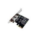 "USB 3.1 PCIE 2x USB-A Logilink"