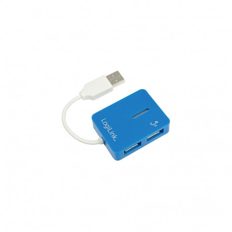 "HUB 4x LogiLink Smile blue"