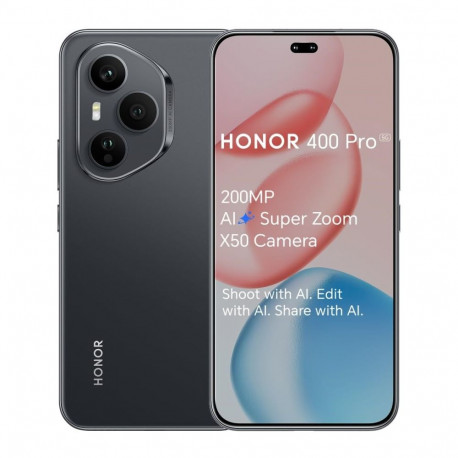 Honor nutitelefon 400 Pro 17cm (6.7") MagicOS 9.0 5G 12GB 512GB 5300mAh, must