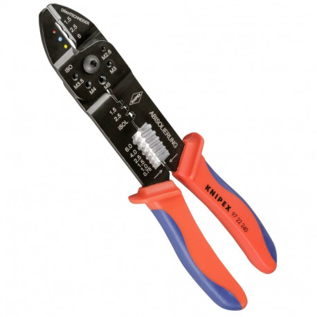 Crimpzange 97 22 240 (Abisolieren, Crimpen 0,75 - 6,0mm²)