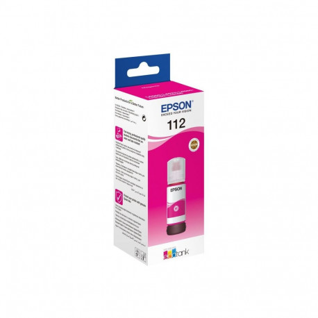 EPSON 112 EcoTank Pigment C13T06C34A Ink Bottle, Magenta