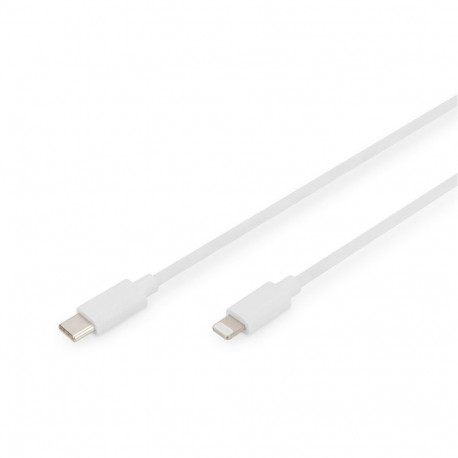 Digitus Lightning to USB-C data/charging cable DB-600109-020-W USB-C to Lightning, USB C, Apple Ligh