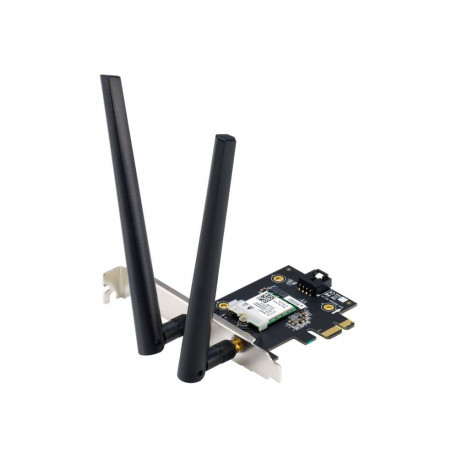 Asus AX1800 Dual-Band Bluetooth 5.2 PCIe Wi-Fi Adapter PCE-AX1800 802.11ax, 574+1201 Mbit/s, MU-MiMO