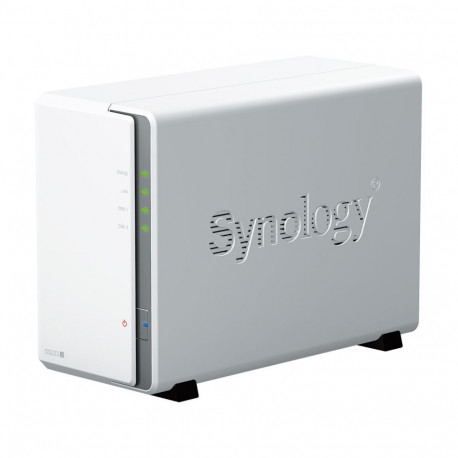 Synology Tower NAS DS223j up to 2 HDD/SSD, Realtek, RTD1619B, Processor frequency 1.7 GHz, 1 GB, DDR