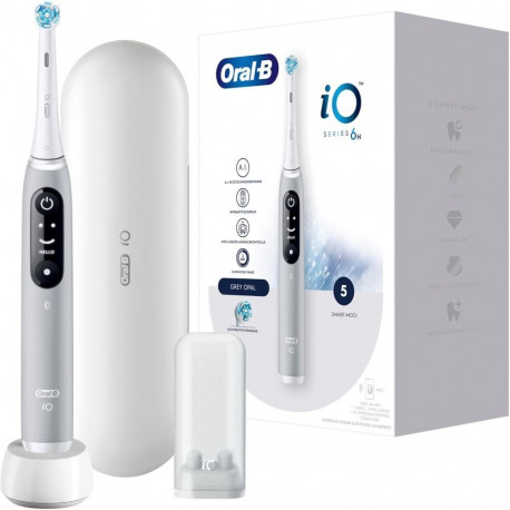 Oral-B iO6s Electric Toothbrush, Grey Opal +Travel case