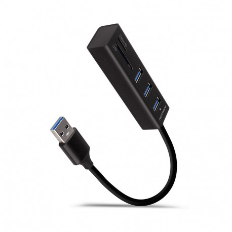 Axagon HMA-CR3A SuperSpeed USB-A hub + card reader