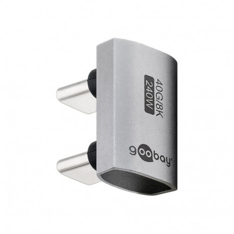 Goobay 74446 USB-C Adapter 180 U-Shape, USB4 |