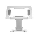 Gembird Foldable notebook riser stand, silver