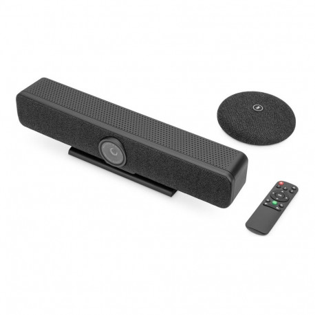 Digitus 4K All-in-One Video Bar Pro Video Conference System, Black/Gray