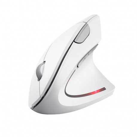 Trust MOUSE USB OPTICAL WRL VERTO/ERGONOMIC WHITE 25132