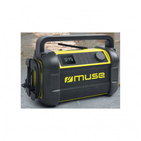 Muse M-928 BTY Jobsite Radio speaker, Black/Yellow