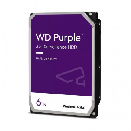 Western Digital HDD||Purple|6TB|SATA|256 MB|5400 rpm|3,5"|WD64PURZ