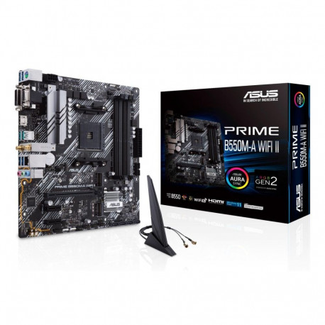 Asus Mainboard||AMD B550|SAM4|MicroATX|Memory DDR4|Memory slots 4|2xPCI-Express 3.0 1x|1xPCI-Express