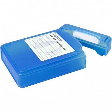 Logilink 3,5" HDD protection box for 1 HDD, blue