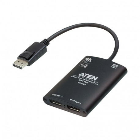 Aten DisplayPort to 2 DisplayPort VS92DP-AT Black