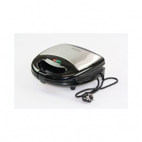 Brock SSM 2004 SS 3 in 1 Sandwich/Waffle Maker And Nutlet Makerl 750W, Black/Steel