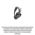 HP Poly peakomplekt Voyager Focus 2 Microsoft Teams Certified USB-C-C +USB-C/A adapter +laadimisalus