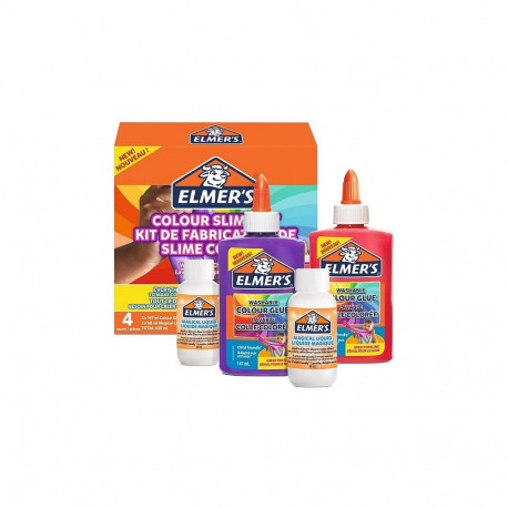 Elmers slimi tegemise komplekt läbipaistmatu, värviline