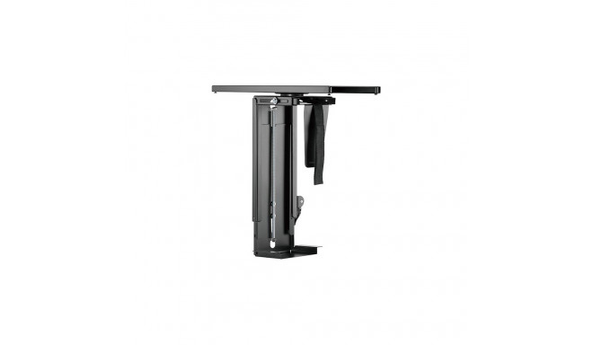 "Logilink Adjustable under desk CPU mount, sliding track, easy-locking"