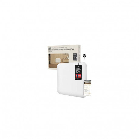 Mill paneelsoojendi Invisible nutikas WiFi PA400WIFI4 400W, sobib 4–6m2 ruumidesse, IPX4, valge