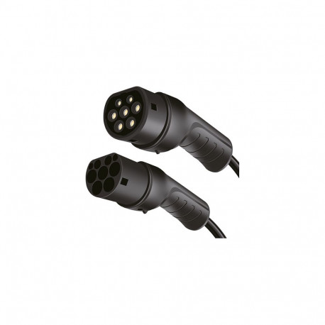 "LogiLink Elektroauto Ladekabel/electric car charging cable Typ 2 22kW 3P 32A 2,5m Black + Tasche"