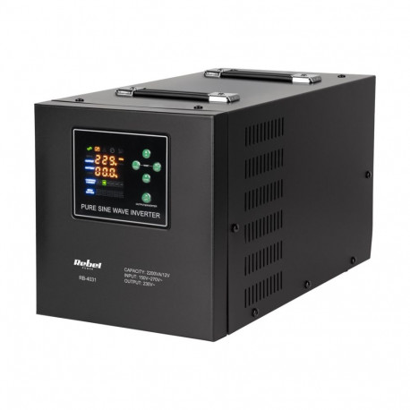 Rebel avariitoiteallikas POWER-2200-LFP4, puhta siinuslainega muundur laadimisfunktsiooniga 12V 230V