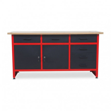 AWTOOLS STÓŁ WARSZTATOWY 6 SZUFLAD 160x60x85cm