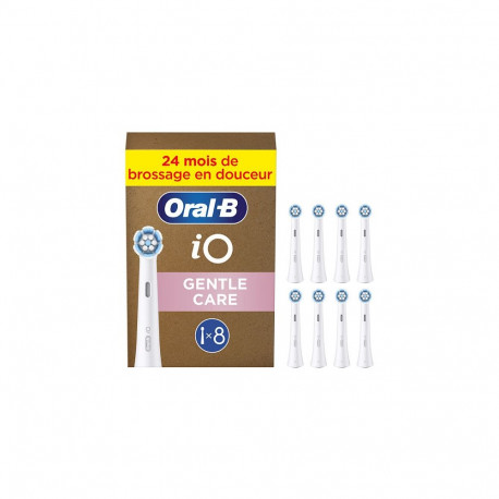 Oral-B iO õrna puhastuse varuharjapead 8 tk