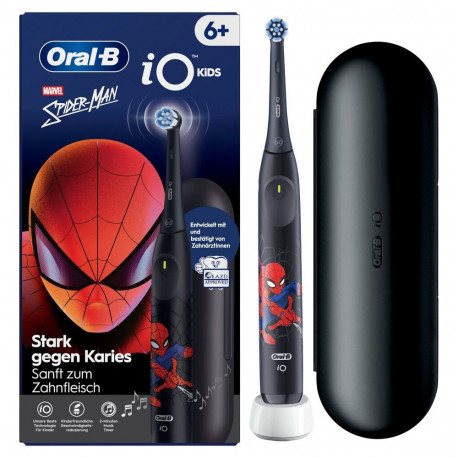 Oral-B elektriline hambahari iO Kids 6+ Spiderman koos 1 vahetusharja ja 1 reisikarbiga