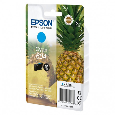 "Epson 604 Cyan 2,4ml"