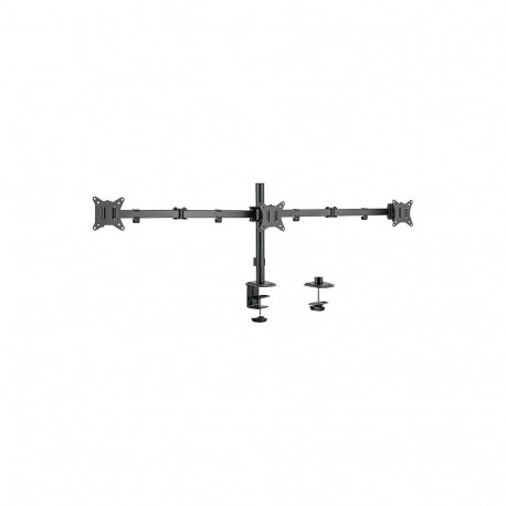 "LOGILINK BP0173 Triple monitor mount 17-27inch arm length each 658mm aluminum"